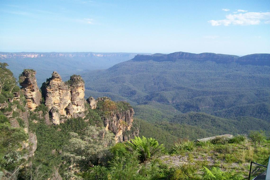 三姐妹岩、叢林列車、空中纜車、索道纜車、風景步道，帶你探索藍山之美！