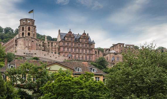 海德堡古堡+登山纜車、大酒桶 Heidelberg Castle