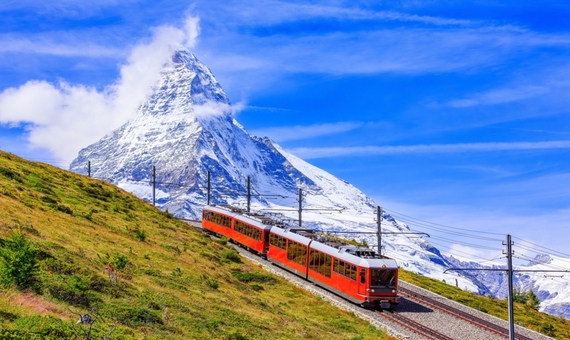 高納葛瑞特登山火車Gornergrat