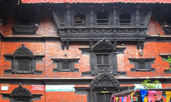加德滿都-活女神廟Kumari Bahal