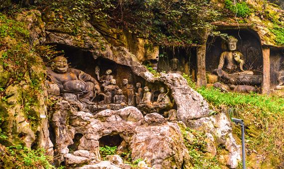 我行我素~素喜朝聖 江南古剎6日 | 天台山國清寺.杭州靈隱寺.新昌大佛寺.奉化雪竇寺.河坊街.船遊西湖 BR (含地陪服務費/上網卡)