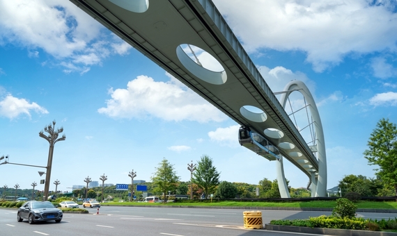 光谷光子號懸掛式單軌列車