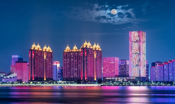 江灘夜景燈光秀