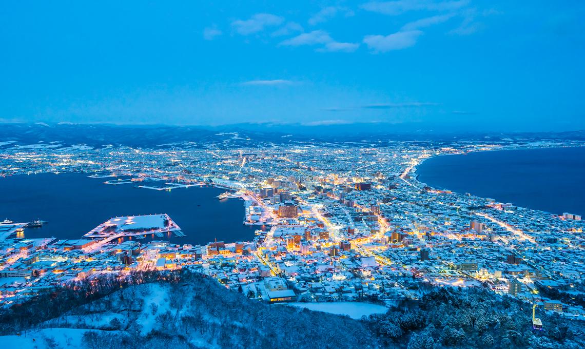 我行我素 素食旅遊 北海道函館百萬夜景、溫泉名湯５日