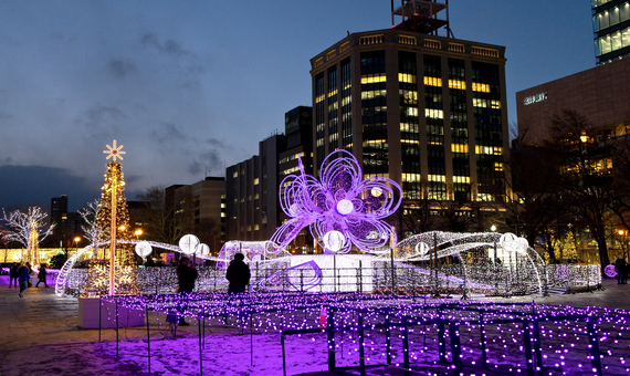 札幌火樹銀花白色燈節