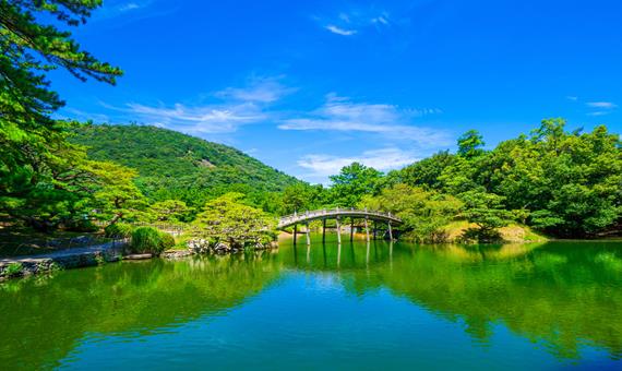 米其林三星美景－栗林公園
