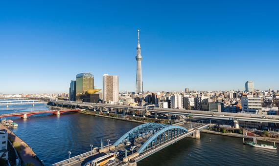 遠眺東京晴空塔(不上塔)