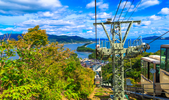 傘松公園 (來回登山電車)