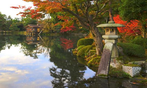 金澤兼六園(日本三大名園之首)(秋)